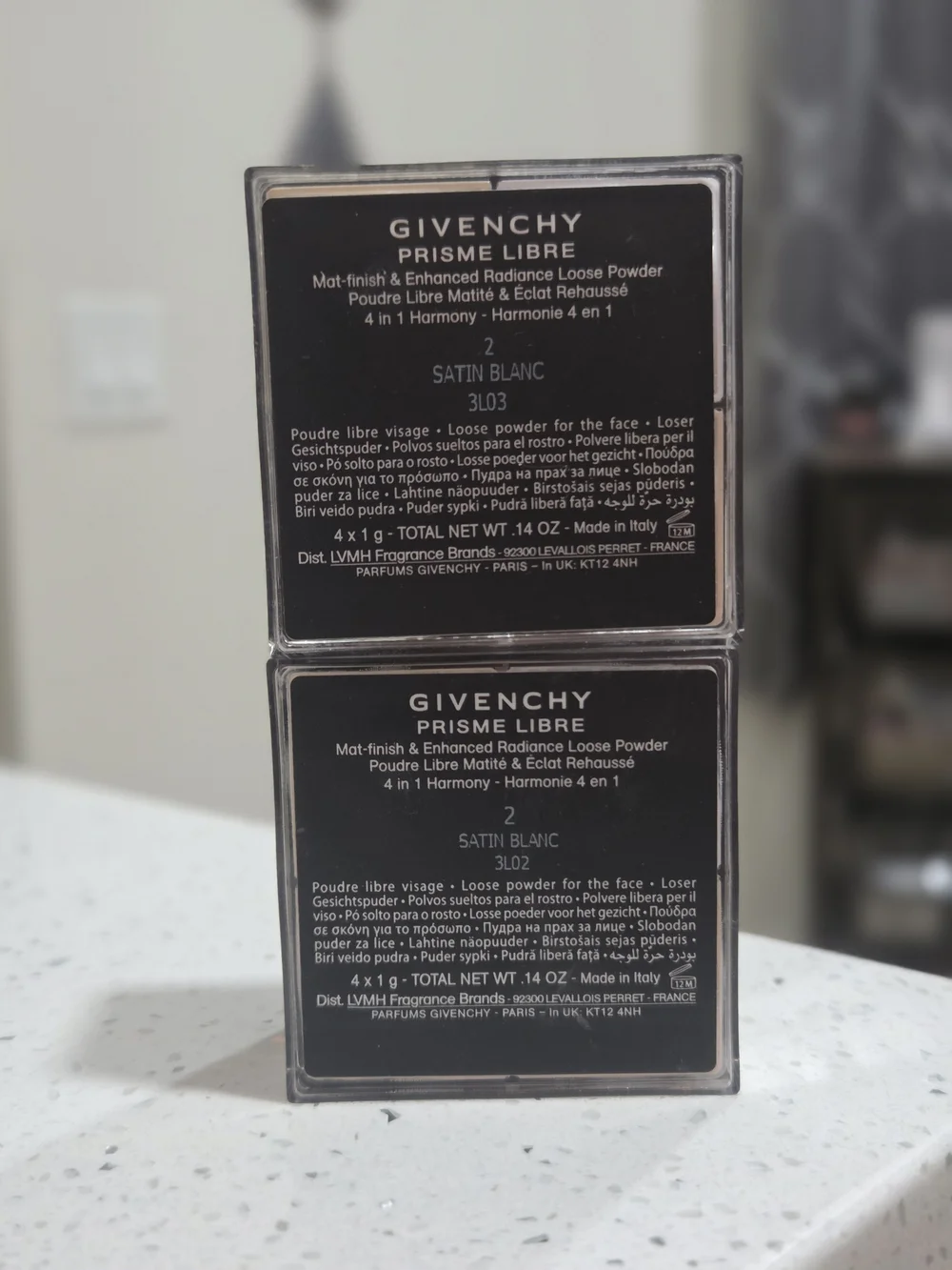 Givenchy Satin Blanc Prisme Libre Powders X2